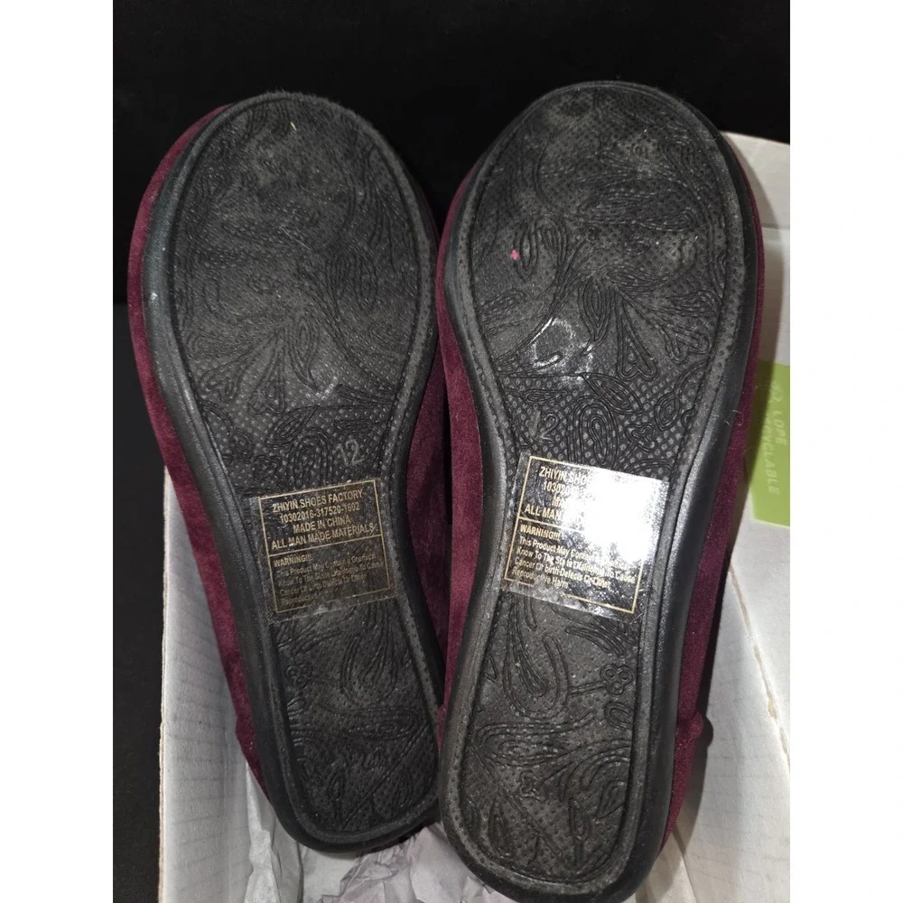 Crazy 8 Low Top Moccasin‎ Boots Size 3Y Burgandy